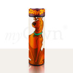 Customised Flask showing the image of Scooby Doo